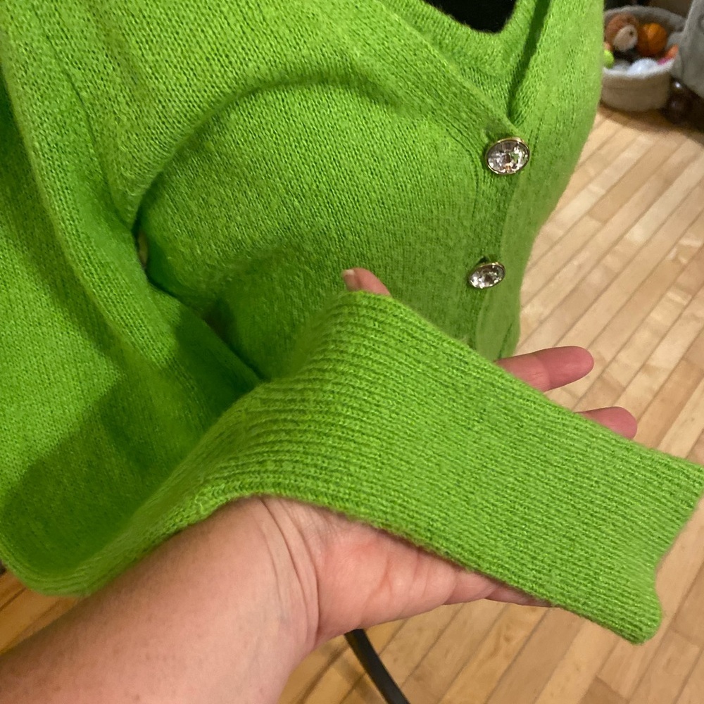 Lilly Pulitzer Angeli Lime Green Cardigan & Tank Set - Picture 9 of 16